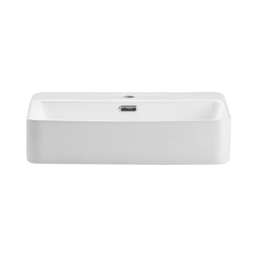 COMAD TRUST 2 WHITE ( E-6282 ) - Umyvadlo na desku TRUST 55x38 cm keramika/lesklá bílá