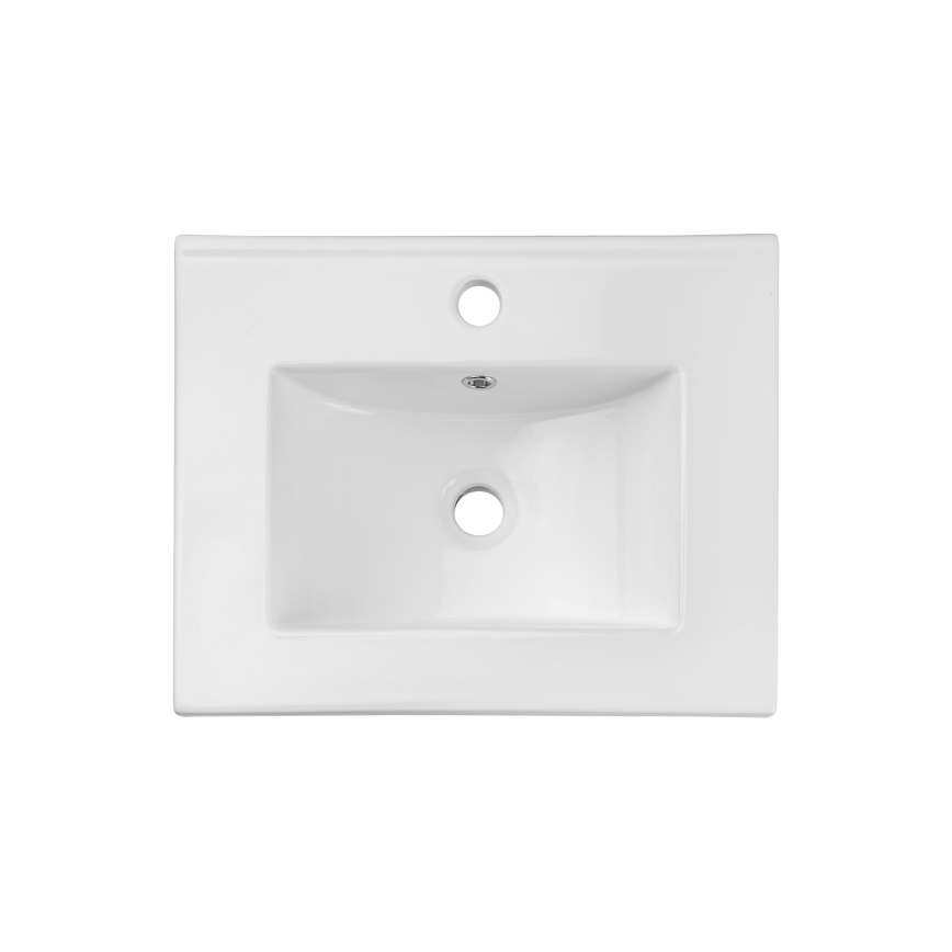 COMAD UM-2050RB DANCE 50 - Zápustné umyvadlo DANCE 52x40 cm keramika/lesklá bílá