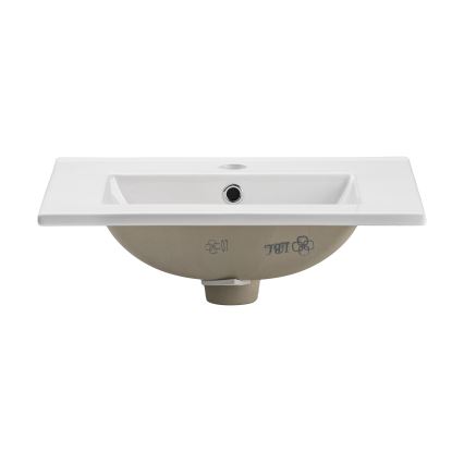 COMAD UM-2050RB DANCE 50 - Zápustné umyvadlo DANCE 52x40 cm keramika/lesklá bílá