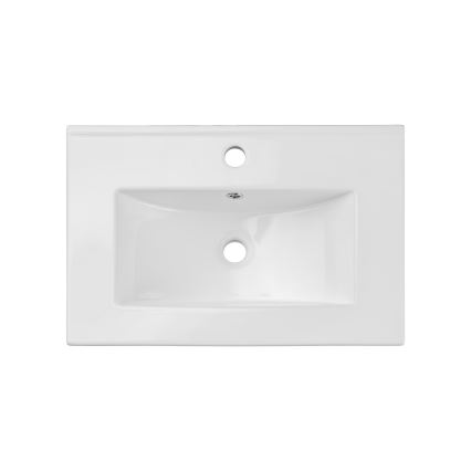 COMAD UM-2060RB DANCE 60 - Zápustné umyvadlo DANCE 62x40 cm keramika/lesklá bílá