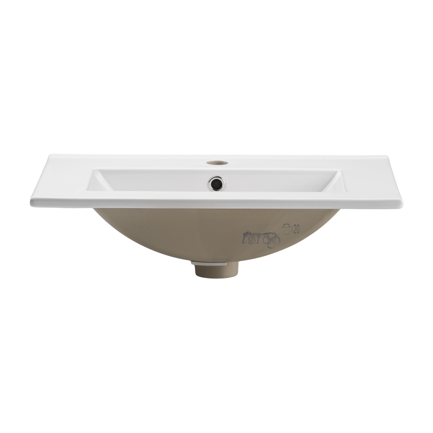 COMAD UM-2060RB DANCE 60 - Zápustné umyvadlo DANCE 62x40 cm keramika/lesklá bílá