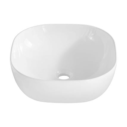 COMAD UM-6252 SMILE 40 DP - Umyvadlo na desku SMILE 41x41 cm keramika/lesklá bílá