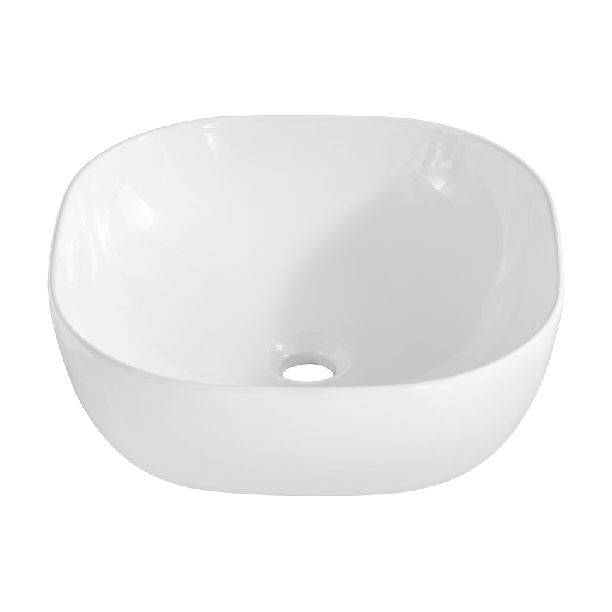 COMAD UM-6252 SMILE 40 DP - Umyvadlo na desku SMILE 41x41 cm keramika/lesklá bílá