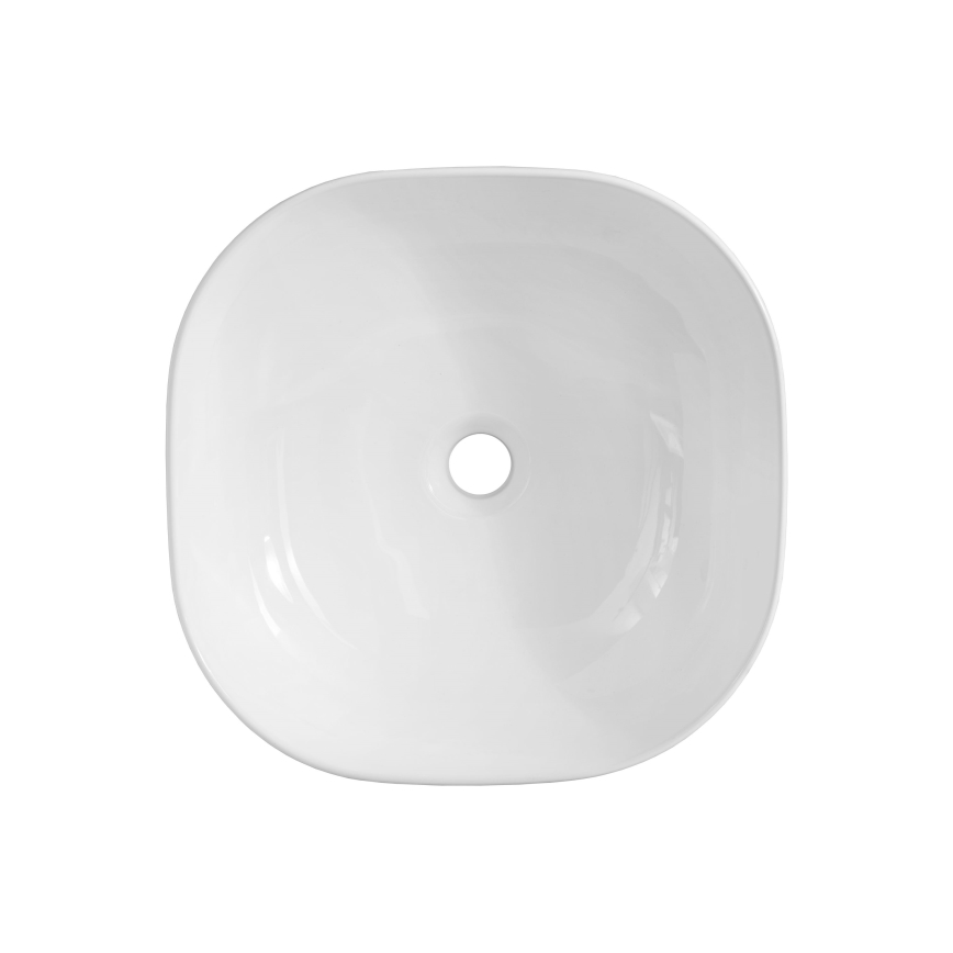 COMAD UM-6252 SMILE 40 DP - Umyvadlo na desku SMILE 41x41 cm keramika/lesklá bílá