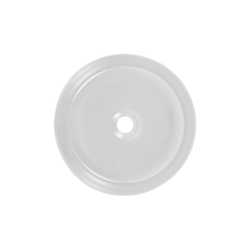 COMAD UM-6259 SIMPLE 8. - Umyvadlo na desku SIMPLE pr. 36 cm keramika/matná bílá/matná černá