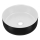 COMAD UM-6259 SIMPLE 8. - Umyvadlo na desku SIMPLE pr. 36 cm keramika/matná bílá/matná černá