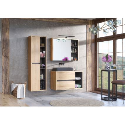 COMAD UM-6276 SLIM 40 BLACK DP - Umyvadlo na desku SLIM 37x37 cm keramika/matná černá