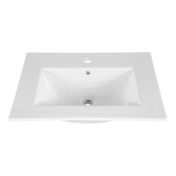 COMAD UM-CFP LAVA 60D - Zápustné umyvadlo LAVA 61x46 cm keramika/lesklá bílá