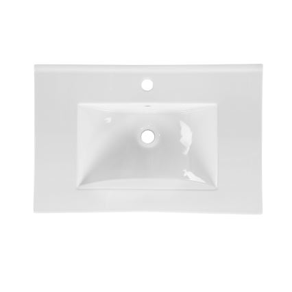 COMAD UM-CFP LAVA 60D - Zápustné umyvadlo LAVA 61x46 cm keramika/lesklá bílá