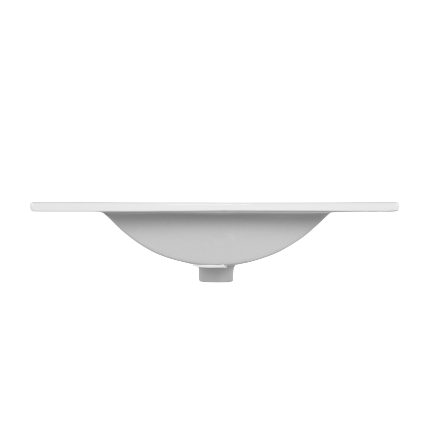 COMAD UM-CFP LAVA 80D - Zápustné umyvadlo LAVA 81x46 cm keramika/lesklá bílá