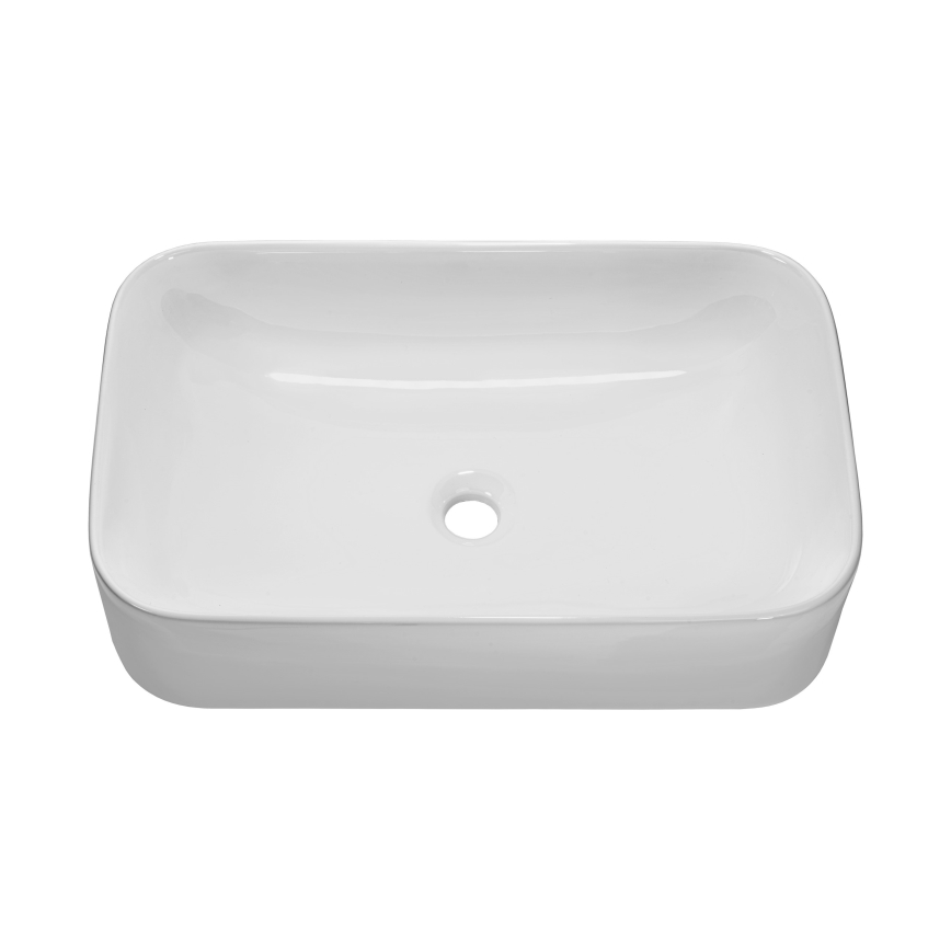 COMAD UN-KATI60-SW 7857B(60) - Umyvadlo na desku KATI 61x38 cm keramika/lesklá bílá