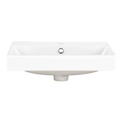COMAD UN-RITA-GW-60 - Umyvadlo na desku RITA 60x40 cm keramika/lesklá bílá