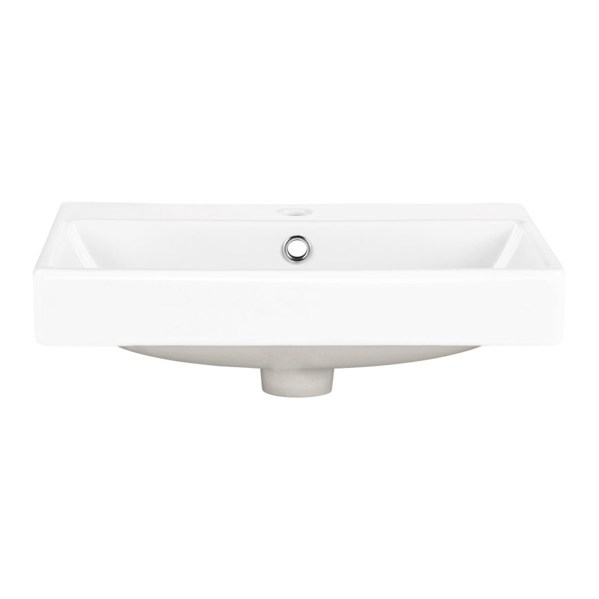 COMAD UN-RITA-GW-60 - Umyvadlo na desku RITA 60x40 cm keramika/lesklá bílá