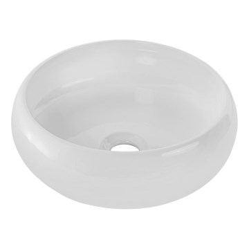 COMAD UN-WIKI-SW - Umyvadlo na desku WIKI pr. 36 cm keramika/lesklá bílá