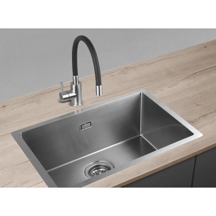 Concept BDC7138 - Dřezová baterie s flexibilním ramínkem lesklý chrom/černá