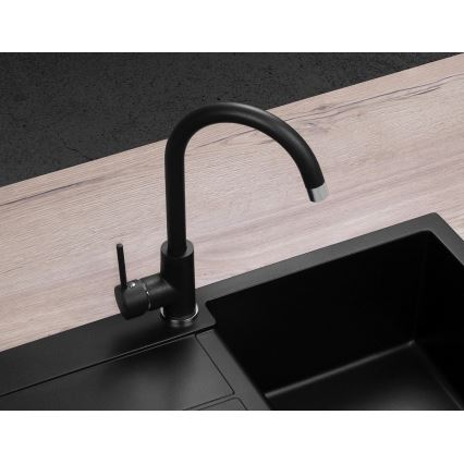 Concept BDG3334BC - Dřezová baterie 33,5 cm granit/černá