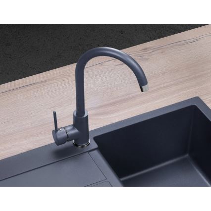 Concept BDG3334DG - Dřezová baterie 33,5 cm granit/tmavě šedá