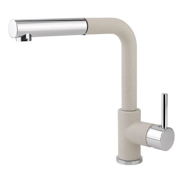 Concept BDG4527BE - Dřezová baterie s vytahovací sprškou 26,9 cm granit/béžová