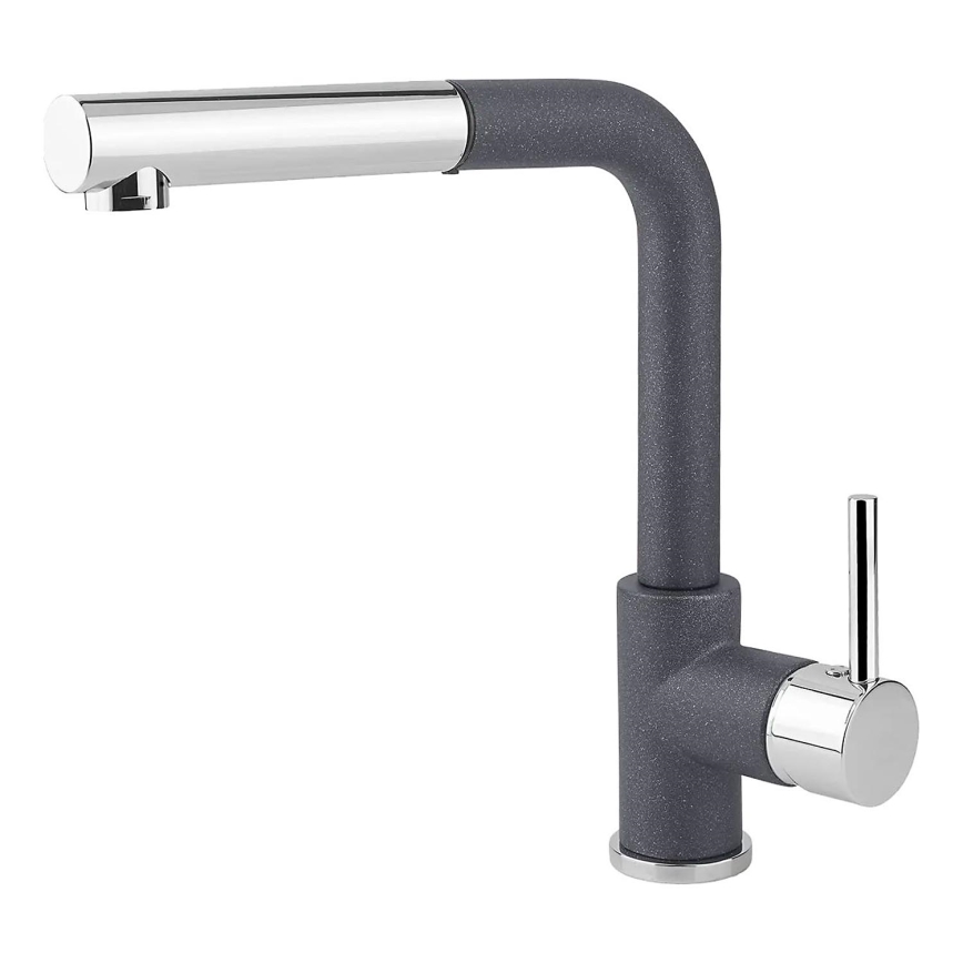 Concept BDG4527DG - Dřezová baterie s vytahovací sprškou 26,9 cm granit/tmavě šedá