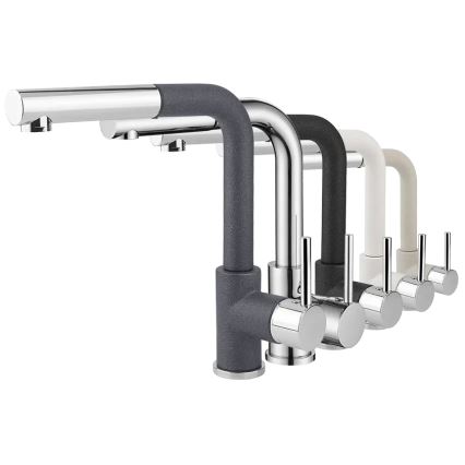 Concept BDG4527DG - Dřezová baterie s vytahovací sprškou 26,9 cm granit/tmavě šedá