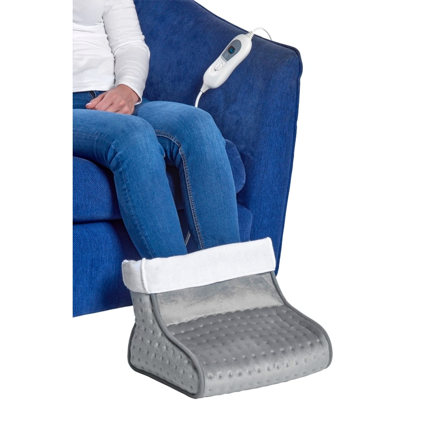 Concept BV1020 - Elektrická vyhřívaná bota 100W/230V 30x30 cm šedá/bílá
