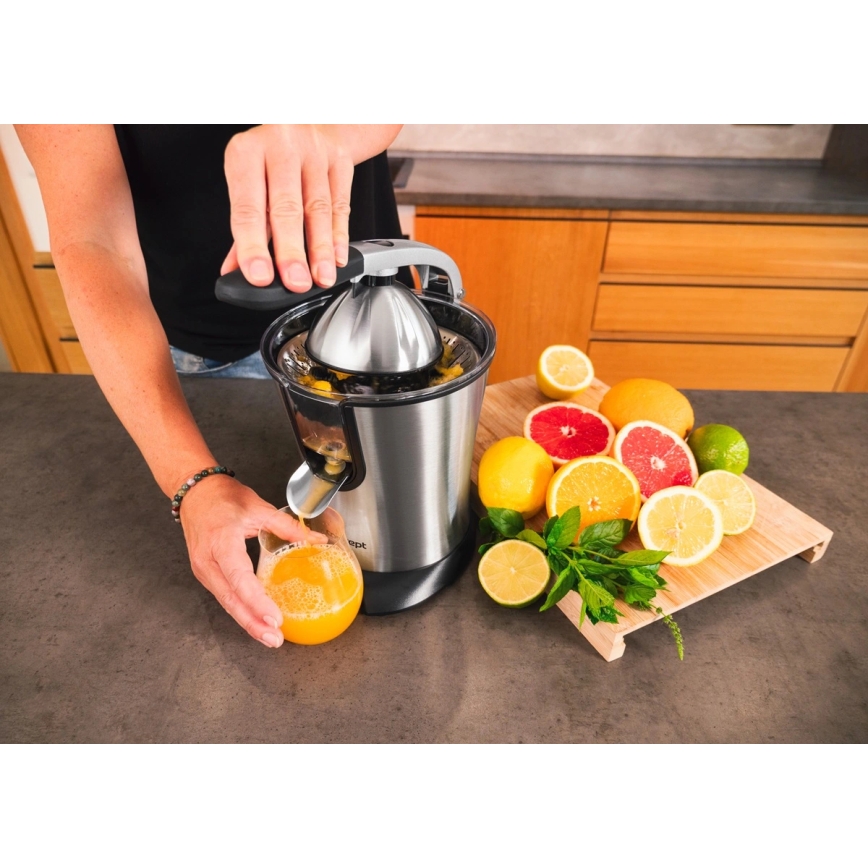 Concept CE3520 - Pákový lis na citrusy 0,75 l 160W/230V nerez