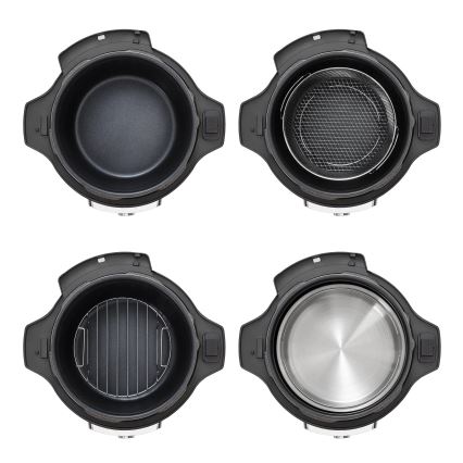 Concept CK8000 - Multifunkční elektrický tlakový hrnec a horkovzdušná fritéza 5,6 l 11v1 1500W/230V černá