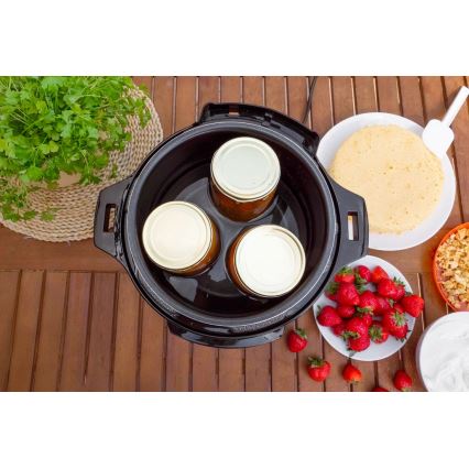 Concept CK8001 - Multifunkční elektrický tlakový hrnec 5,6 l 1000W/230V Wi-Fi nerez