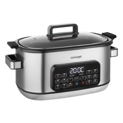 Concept CK9000 - Multifunkční elektrický hrnec 6 l 10v1 1250W/230V nerez