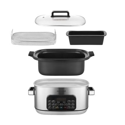 Concept CK9000 - Multifunkční elektrický hrnec 6 l 10v1 1250W/230V nerez