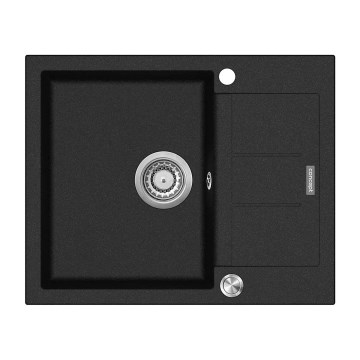 Concept DG05C45BC - Kuchyňský dřez CUBIS 50x62 cm granit/černá