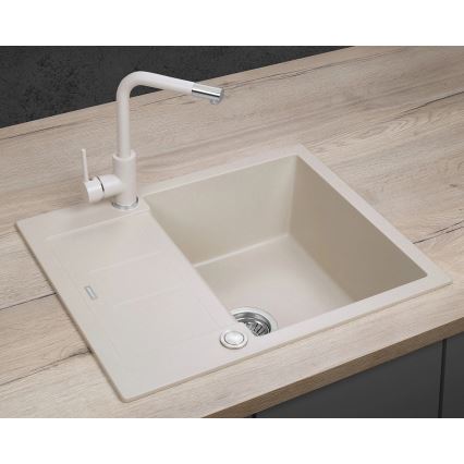 Concept DG05C45BE - Kuchyňský dřez CUBIS 50x62 cm granit/béžový