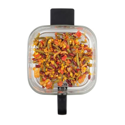 Concept FR5500 - Horkovzdušná fritéza GLASS & FAST 5,5 l 1200W/230V černá
