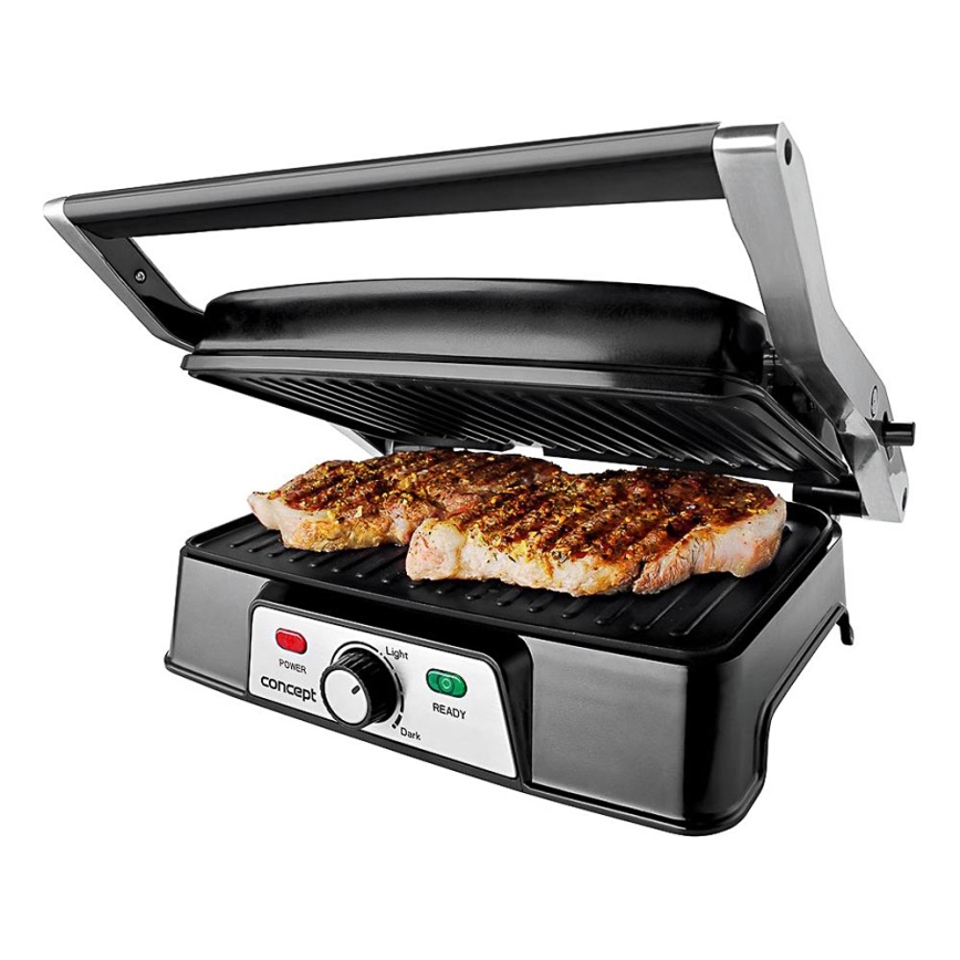 Concept ge2005 - Kontaktní gril 1500W/230V nerez/černá