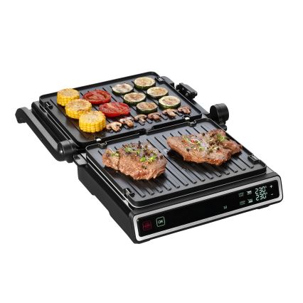 Concept ge3550 - Kontaktní gril s teplotní sondou 2000W/230V černá
