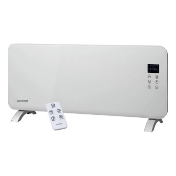 Concept KS4000 - Elektrický přímotop/konvektor 1000/2000W IP24 bílá + dálkové ovládání