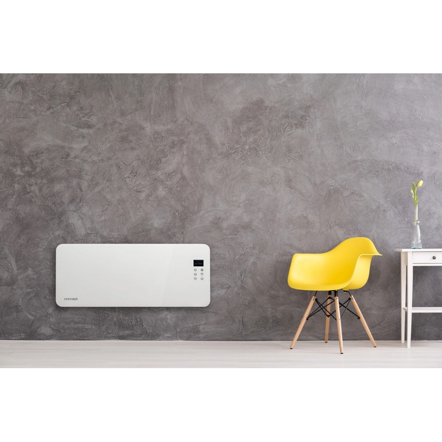 Concept KS4000 - Elektrický přímotop/konvektor 1000/2000W IP24 bílá + dálkové ovládání