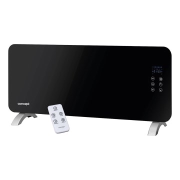 Concept KS4010 - Elektrický přímotop/konvektor 1000/2000W IP24 černá + dálkové ovládání