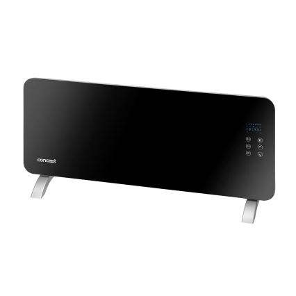 Concept KS4010 - Elektrický přímotop/konvektor 1000/2000W IP24 černá + dálkové ovládání