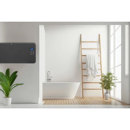 Concept KS4100 - Chytrý elektrický přímotop/konvektor 1000/2000W Wi-Fi IP24 šedá