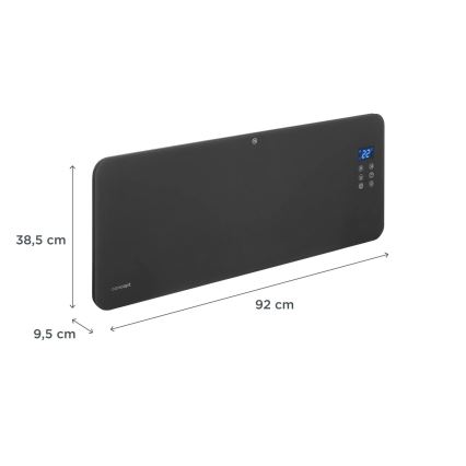 Concept KS4100 - Chytrý elektrický přímotop/konvektor 1000/2000W Wi-Fi IP24 šedá