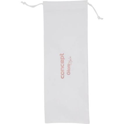 Concept KT2140 - Trojkulma na vlasy GLAM STYLE 100W/230V bílá/rose gold