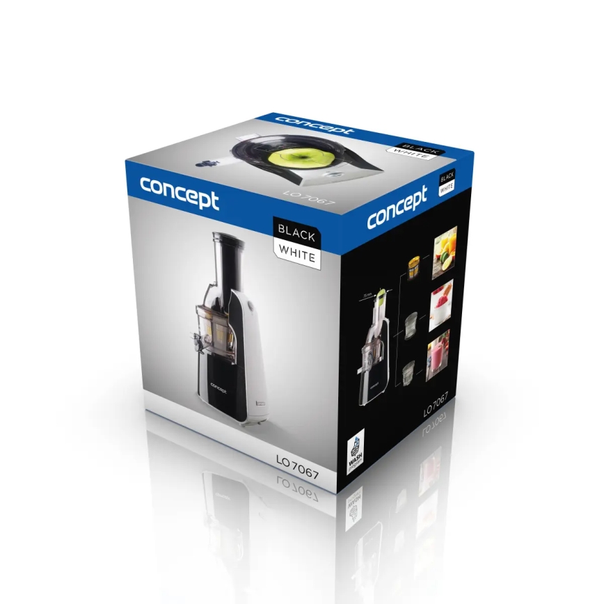 Concept LO7067 - Šnekový odšťavňovač 3v1 240W/230V černá