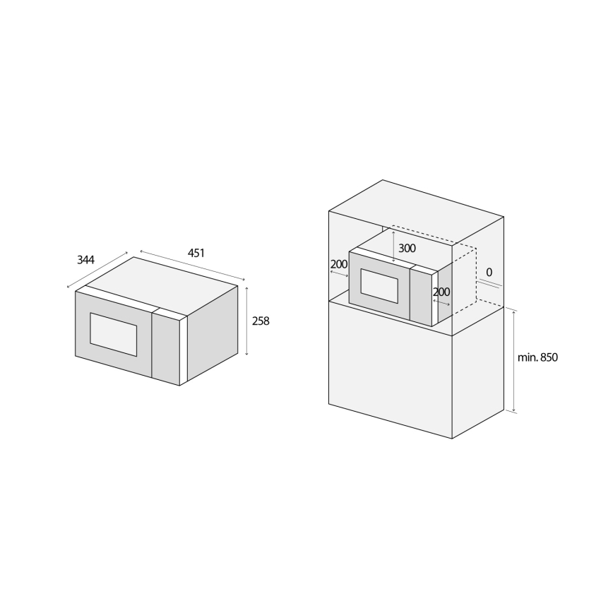 Concept MT4420wh - Mikrovlnná trouba 800W/230V 20 l bílá
