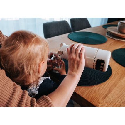 Concept OC4000 - Cestovní ohřívač na vodu a mléko KIDO 500 ml 36W/7,4V 5000 mAh béžová