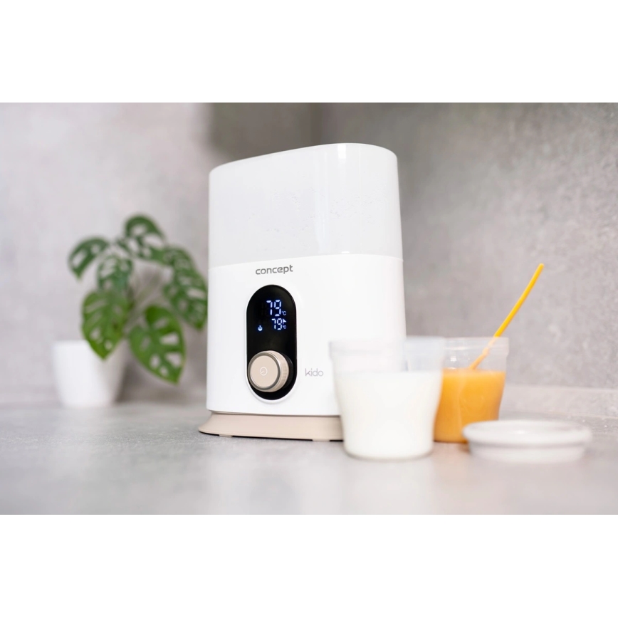 Concept OL4010 - Ohřívač lahví 3v1 KIDO 200W/230V bílá