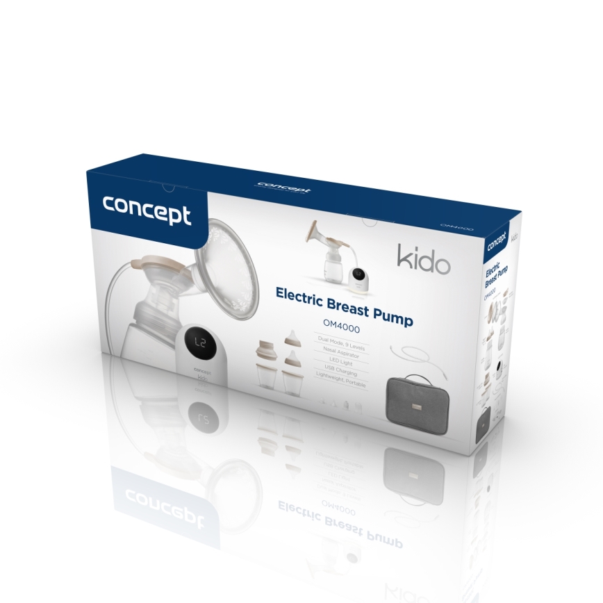 Concept OM4000 - Elektrická odsávačka mléka 2v1 KIDO bílá