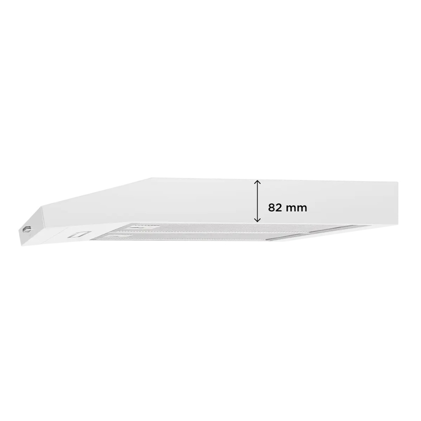 Concept OPP1260wh - Podvěsná digestoř 59,5 cm bílá