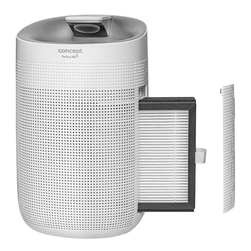 Concept OV1200 - Odvlhčovač a čistička vzduchu PERFECT AIR 1 l 45W/230V bílá