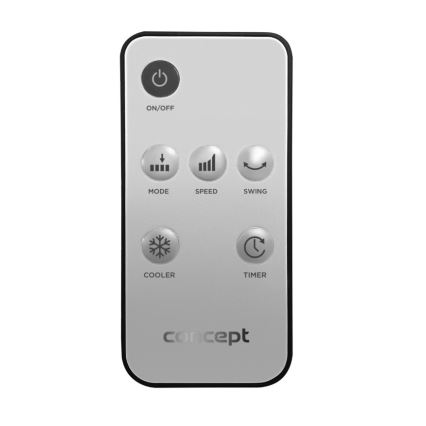 Concept OV5230 - Mobilní ochlazovač vzduchu 2v1 6 l 80W/230V bílá + dálkové ovládání